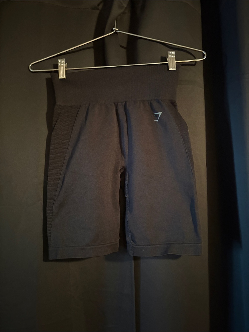 Gymshark Black High-Waist Performance Biker Shorts